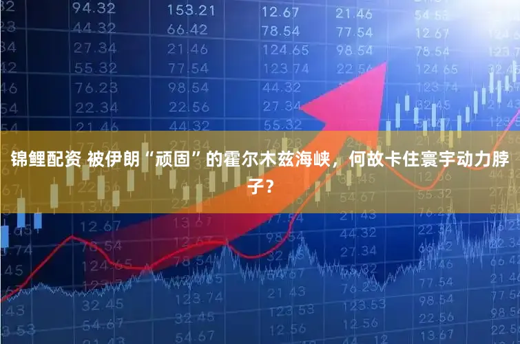 锦鲤配资 被伊朗“顽固”的霍尔木兹海峡，何故卡住寰宇动力脖子？