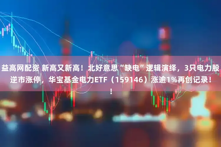 益高网配资 新高又新高！北好意思“缺电”逻辑演绎，3只电力股逆市涨停，华宝基金电力ETF（159146）涨逾1%再创记录！
