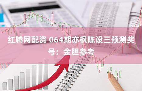 红腾网配资 064期亦枫陈设三预测奖号：金胆参考