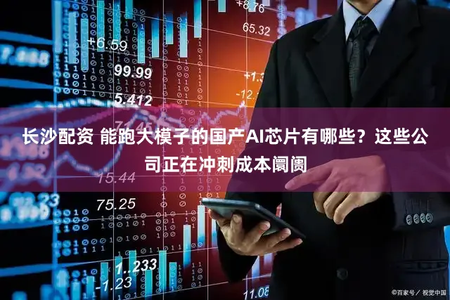 长沙配资 能跑大模子的国产AI芯片有哪些？这些公司正在冲刺成本阛阓
